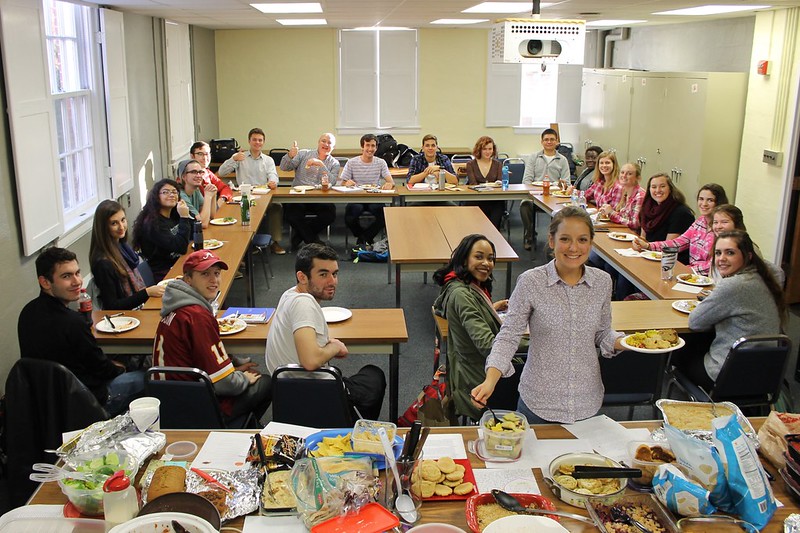 Meredith with INAG123 Class for Potluck