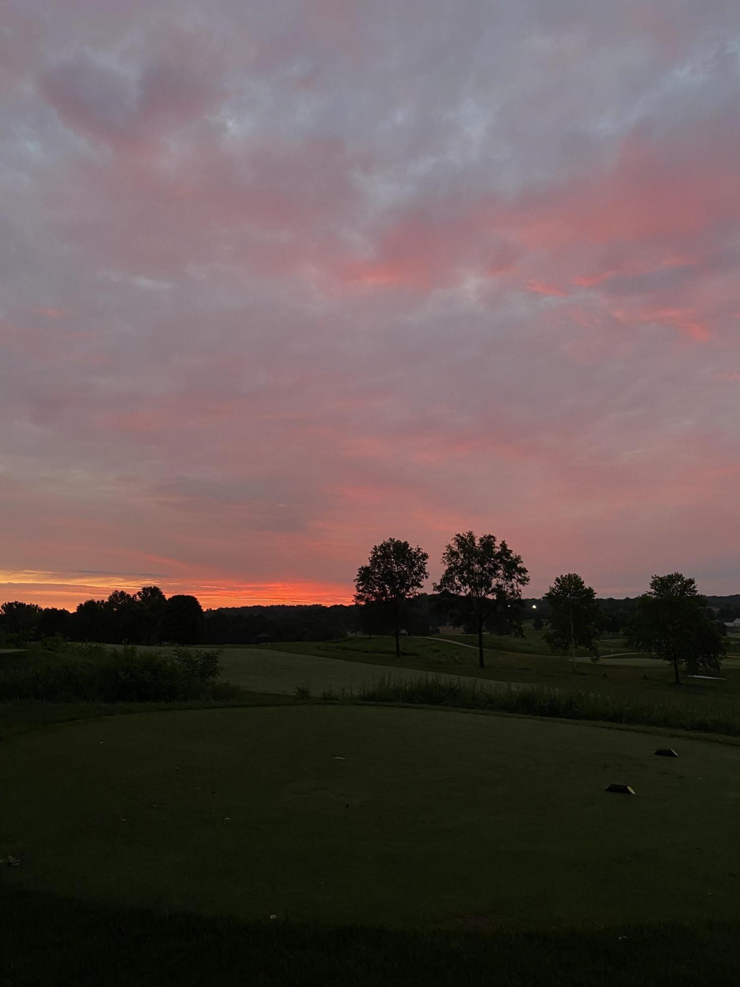 Sunrise at the Golf Course.